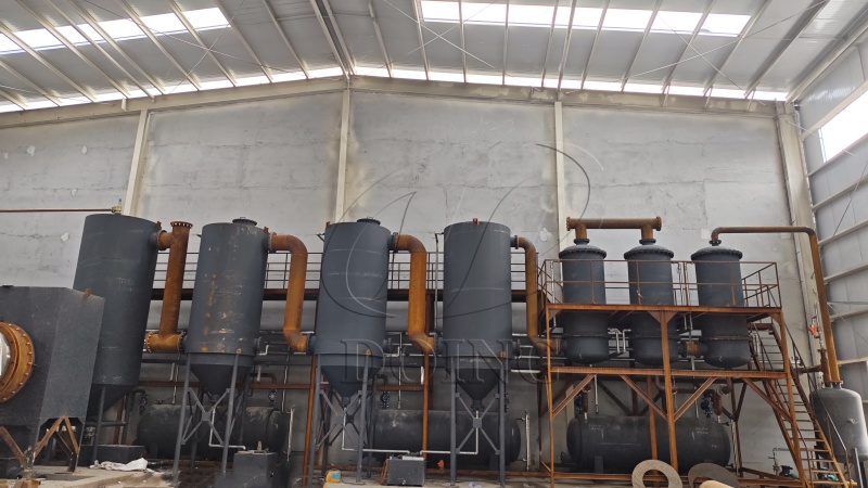 DOING Fully-Automatic 50 TPD Oil Sludge Pyrolysis Project Successfully Commissioned in China Fully-automatic oil sludge pyrolysis project commissioning in China