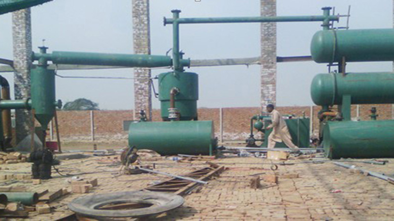 tyre to oil plant in Pakistan