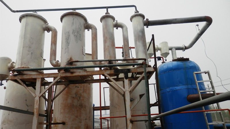 High oil yield waste engine oil distillation plant