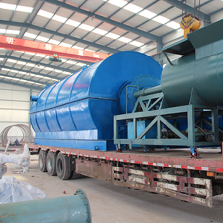 Tyre pyrolysis plant