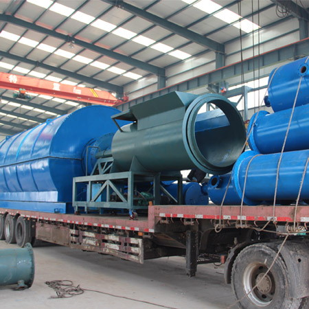 Tyre pyrolysis plant