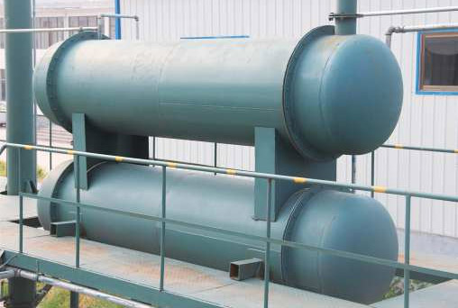 High oil yield rate pyrolysis plant