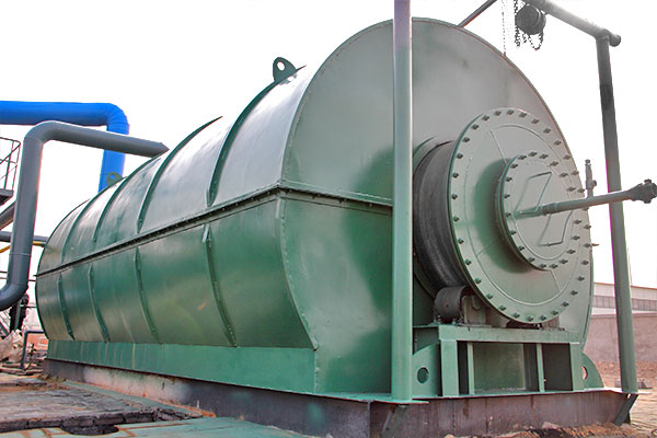 Plastic pyrolysis plant