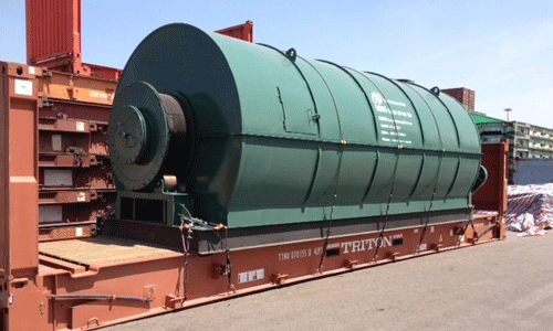 Supplier of scrap tire to oil machine