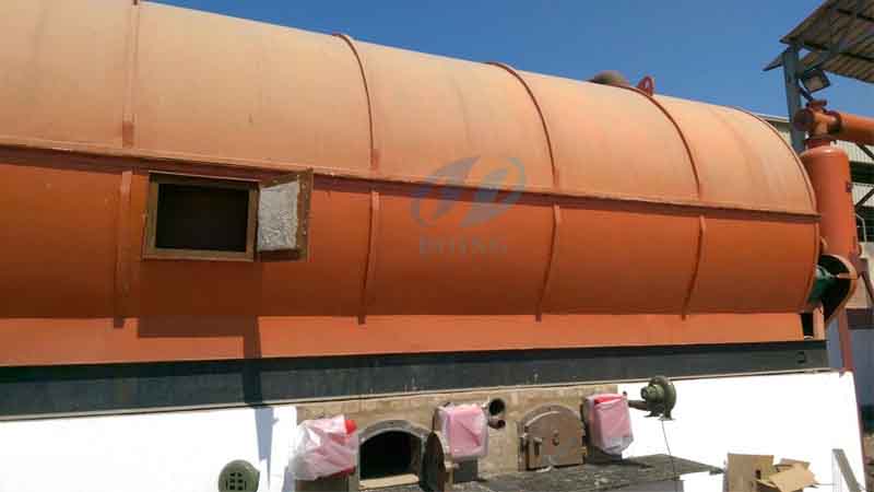 Egypt successfully installation waste tyre pyrolysis plant