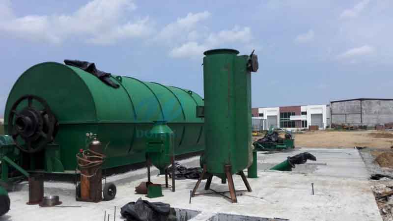 tyre pyrolysis plant