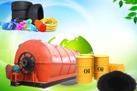 Tyre pyrolysis plant design