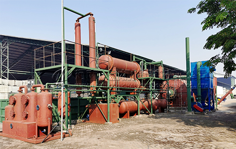 Crude oil sludge treatment plant