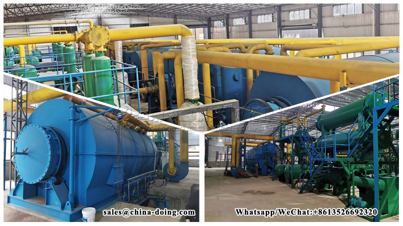 Tyre Pyrolysis Plant