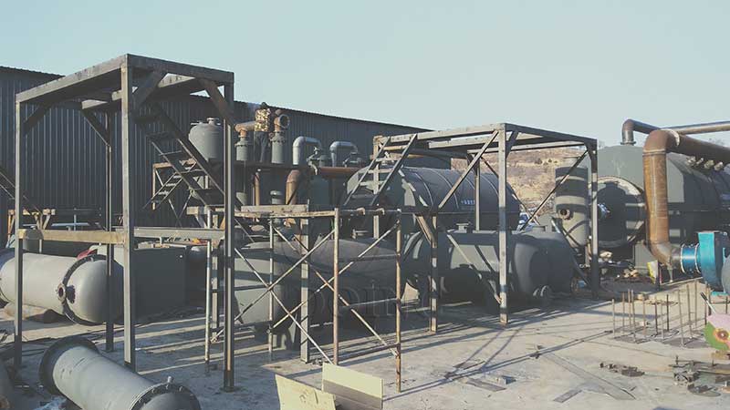 waste tire pyrolysis plant