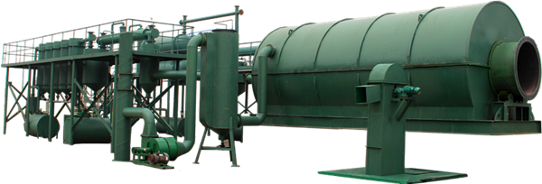 Tyre pyrolysis plant