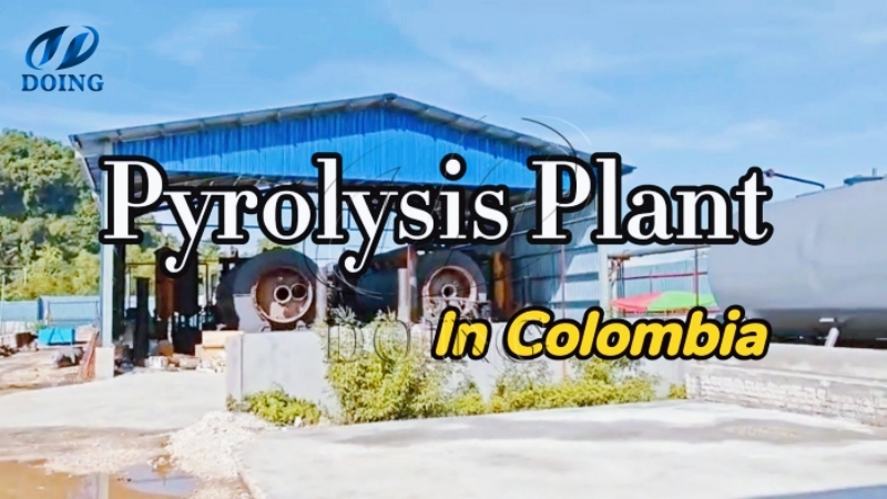 Colombia Project: 60 Ton Oil Sludge pyrolysis units installed by DOING