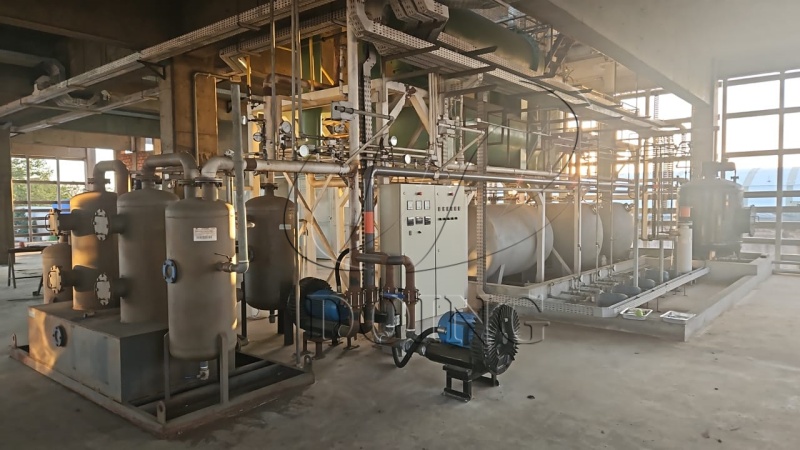 15TPD waste tyre pyrolysis equipment installed in Brazil