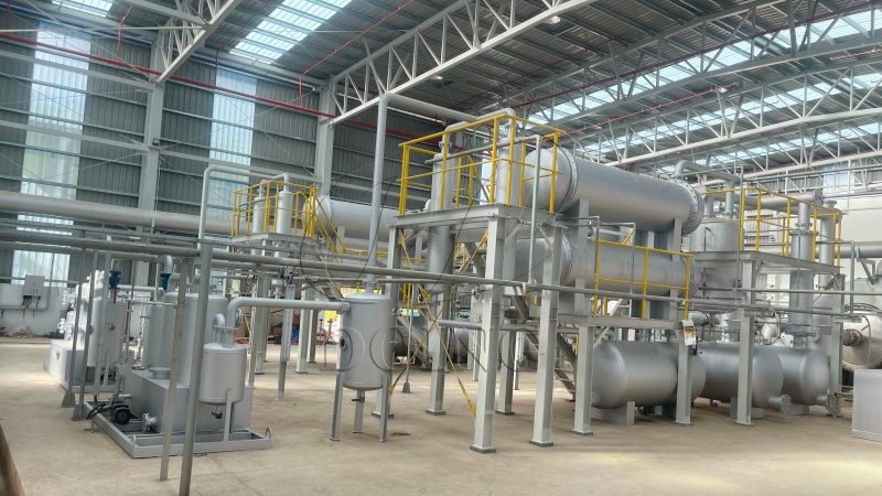  Installation of DY-S-10 oil sludge pyrolysis equipment in Malaysia