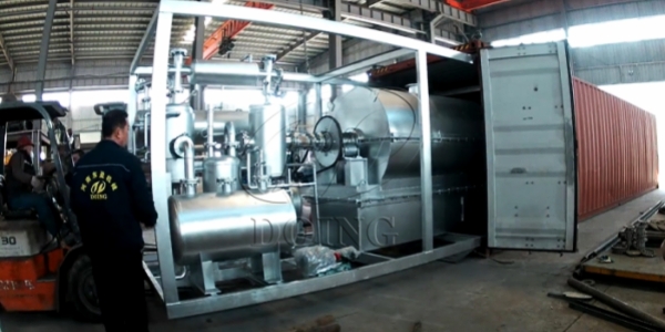 Delivery Video: Small Scale 500kg Waste Plastic to Diesel Pyrolysis Distillation Plant to Colombia
