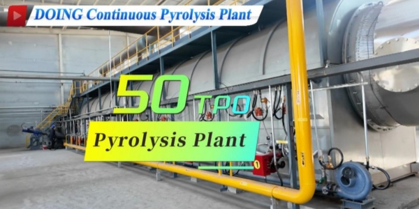 China DY-C-50TPD Oil Sludge Treatment Pyrolysis machine Project Video