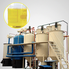 Waste oil distillation plant