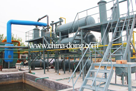 waste oil to diesel distillation plant