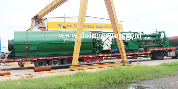 used tyre to fuel oil pyrolysis plant