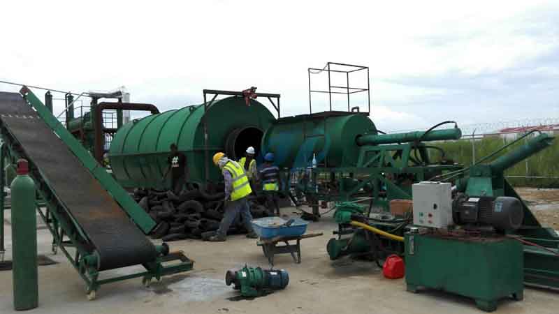 used tyre pyrolysis plant