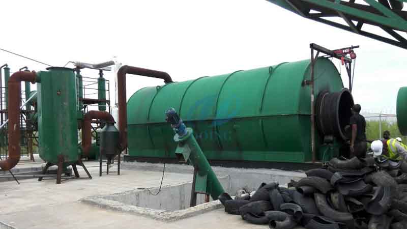 tyre pyrolysis plant