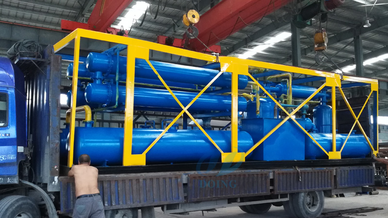 tire recycling pyrolysis plant