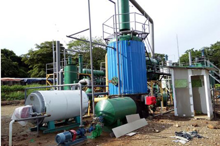 waste oil distillation plant