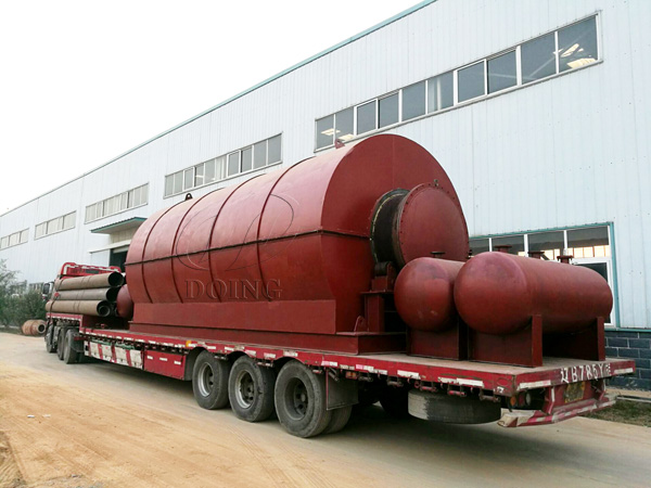 tyre pyrolysis plant