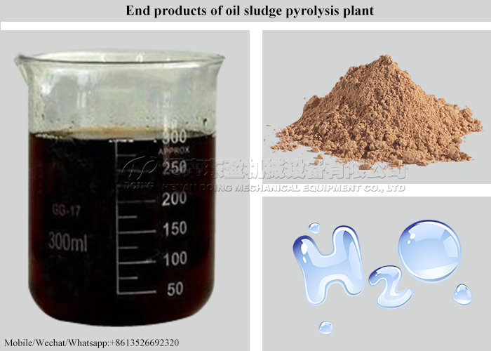 oil sludge pyrolysis products
