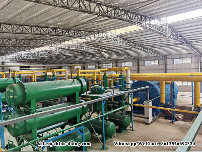 tyre pyrolysis plant