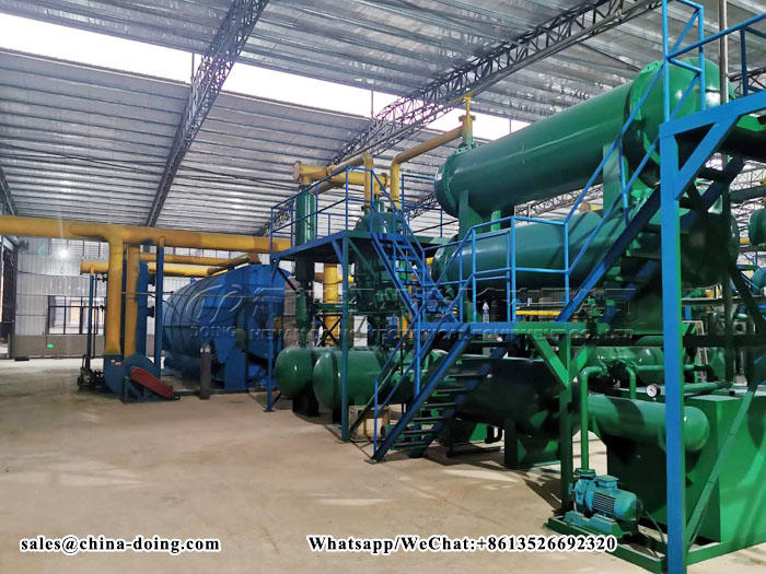 waste tyre pyrolysis plant