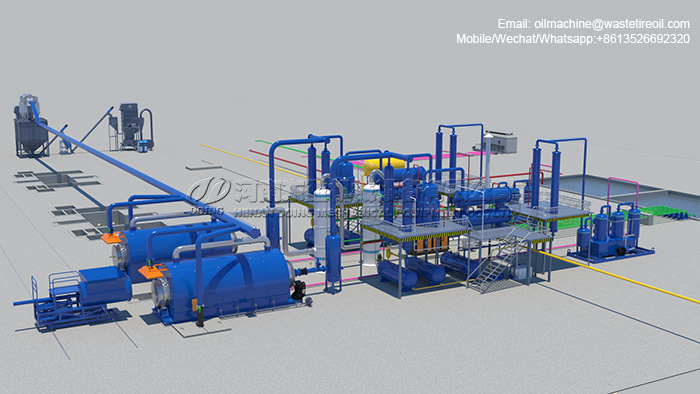 waste plastic pyrolysis plant