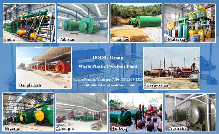 used plastic to oil recycling machine