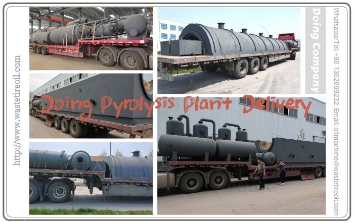 continuous waste tyre pyrolysis plant