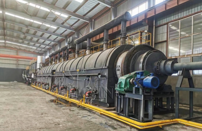 DOING fully continuous waste plastic pyrolysis machine