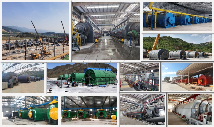 waste tire pyrolysis plant project cases