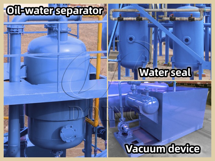Safety devices of DOING waste plastic pyrolysis machines Safety devices of DOING waste plastic pyrolysis machines