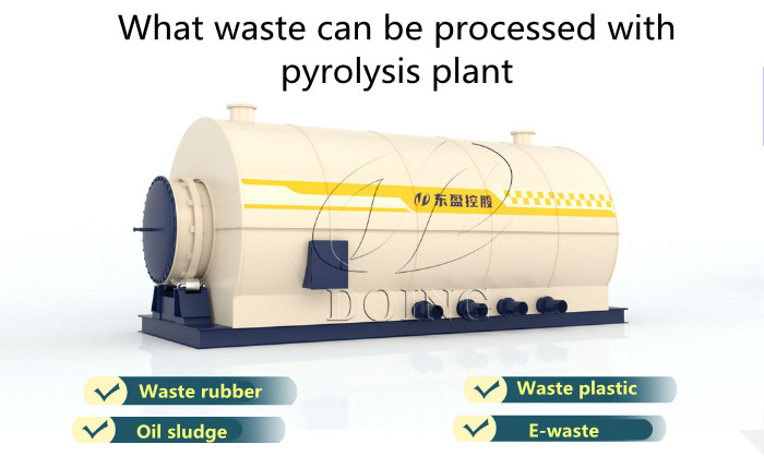 Four types of waste that can be processed with pyrolysis plant