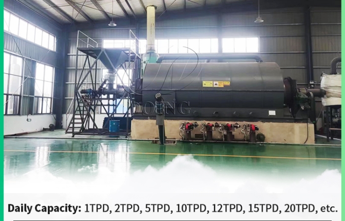 DOING semi-continuous pyrolysis system for sale