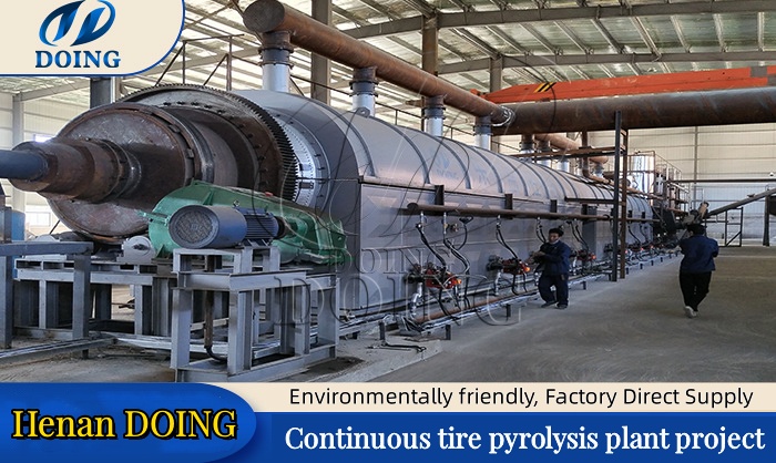 DOING fully continuous pyrolysis plant for sale