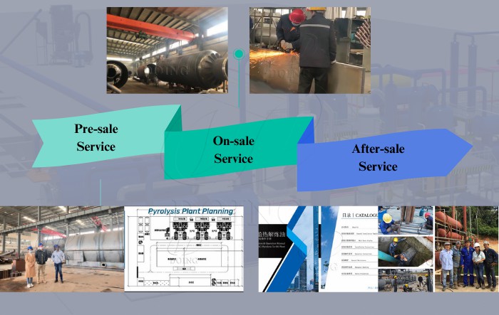 plastic pyrolysis plant manufacturer service