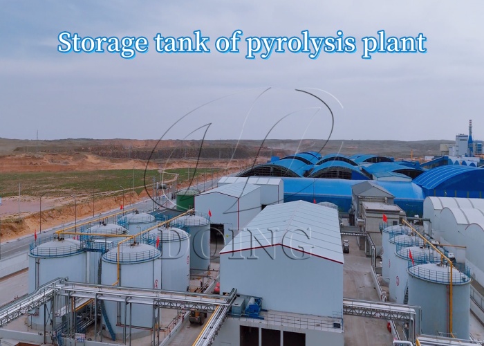 Storage tank of pyrolysis plant Storage tank of pyrolysis plant
