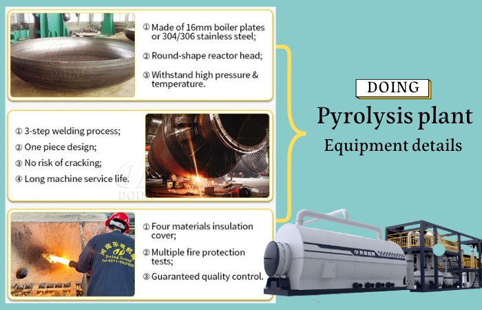 DOING waste tyre recycling pyrolysis plants advantages DOING waste tyre recycling pyrolysis plants advantages