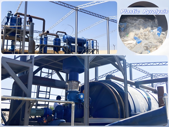 DY-15 plastic to fuel pyrolysis equipment in Jordan