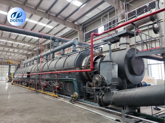 DOING continuous rubber powder pyrolysis plant