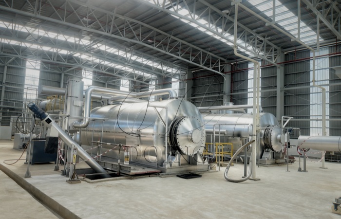 DOING semi-continuous oil sludge pyrolysis equipment installed in Malaysia DOING semi-continuous oil sludge pyrolysis equipment installed in Malaysia