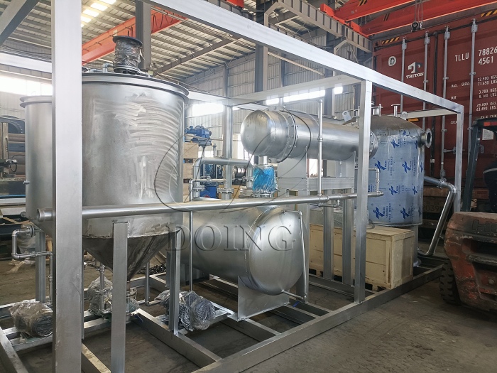 small scale pyrolysis oil distillation unit