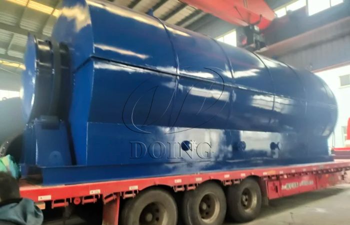 Mali 15TPD tire pyrolysis machine shipment site