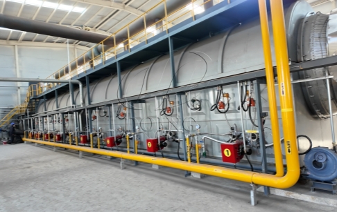 continuous plastic to oil machine