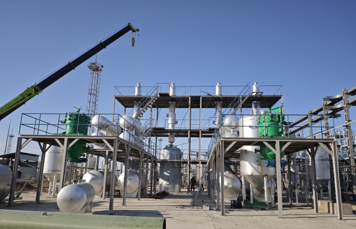 waste oil distillation plant in Kazakhstan